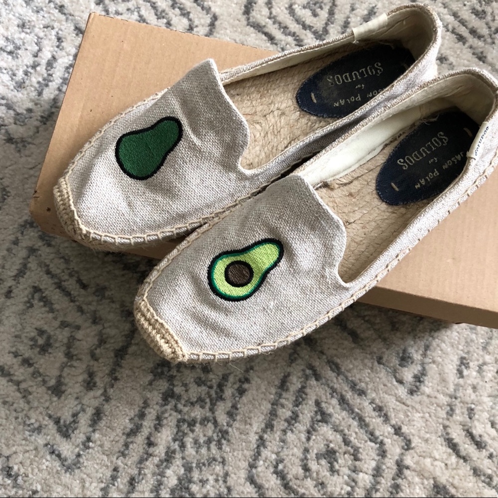 Jason Polan for Soludos Avocado Espadrilles 🥑